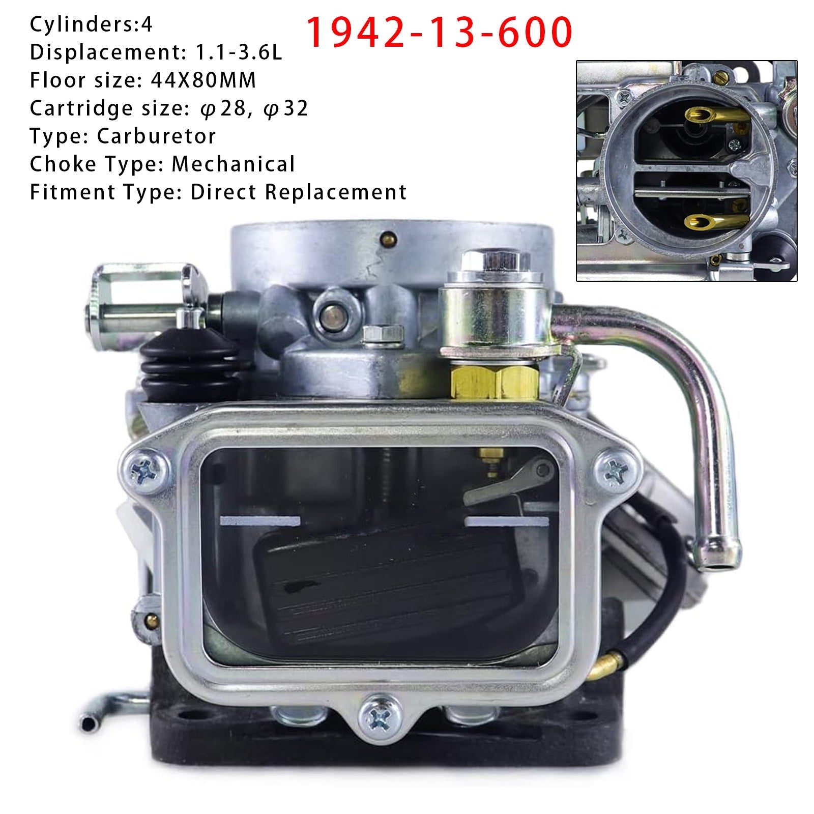 1970+ Mazda 616 HGF136600 Carburetor Assembly 194213600