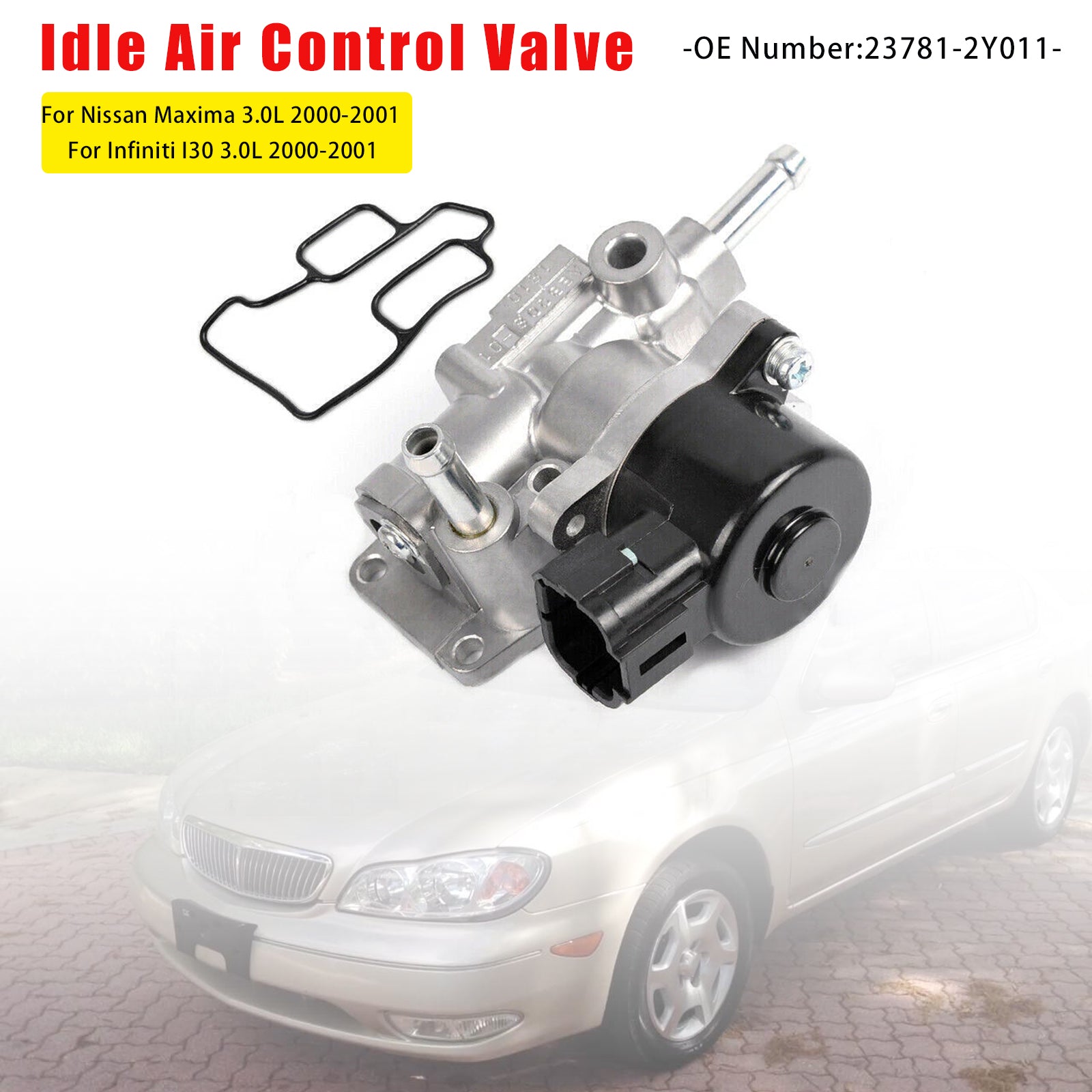 Nissan Maxima Infiniti I30 2000-2001 3.0L Engine Idle Air Control Valve 23781-2Y011