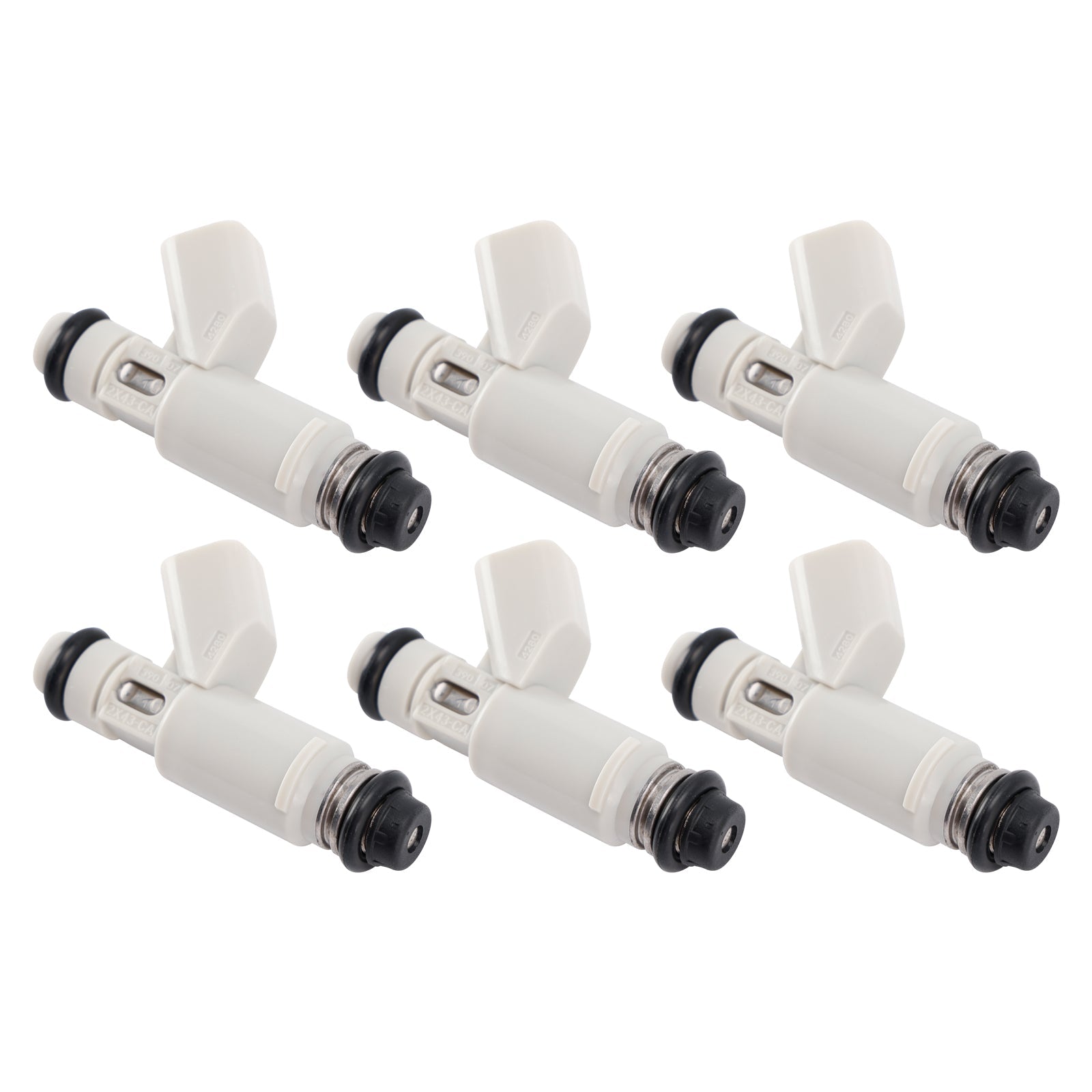 2001-2009 Jaguar Ford X-Type 2.1L V6 6PCS Fuel Injector 2X43-CA 2X43CA