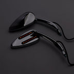 Custom Chrome LED Turn Signal Mirrors for 1990-2021 Electra Street Road Glide