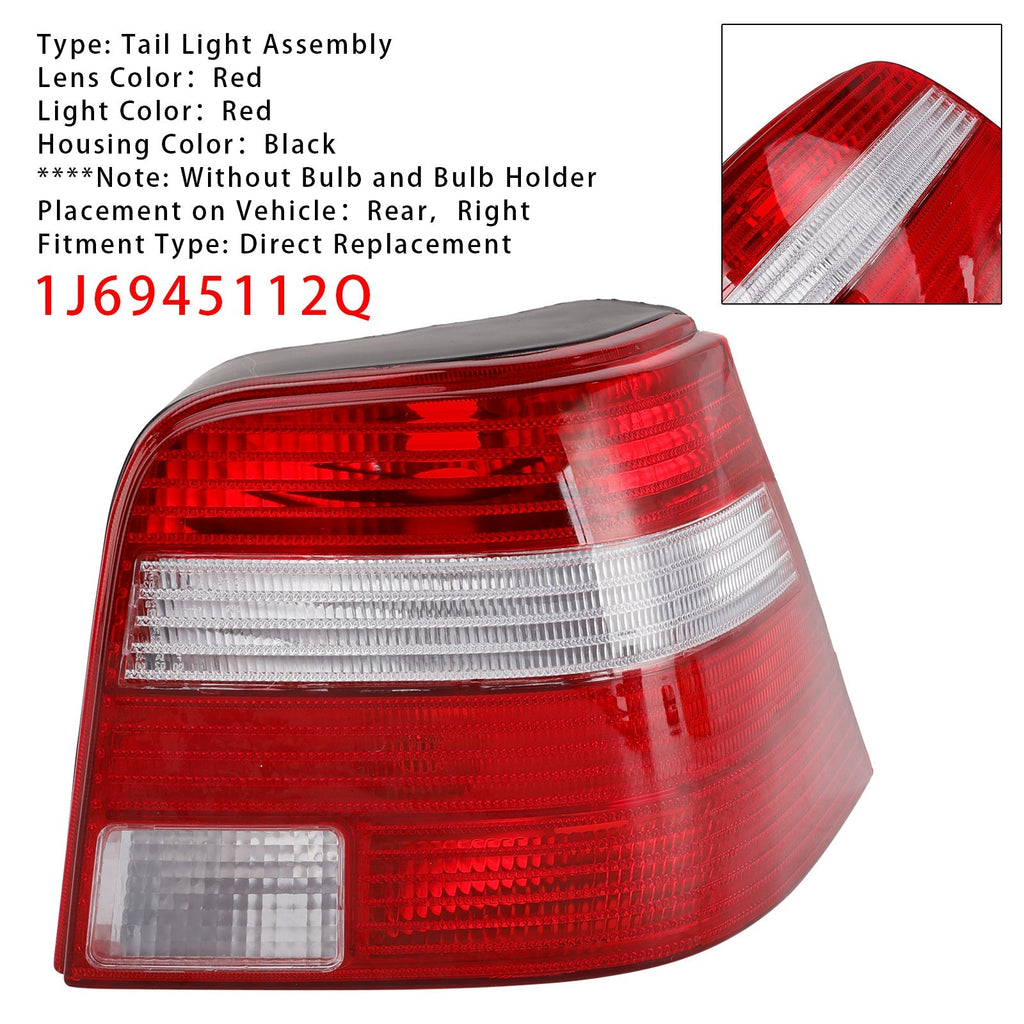 1997 1998 1999 2000 2001 2002 2003 2004 2005 VW Golf Right Rear Light 1J6945112Q