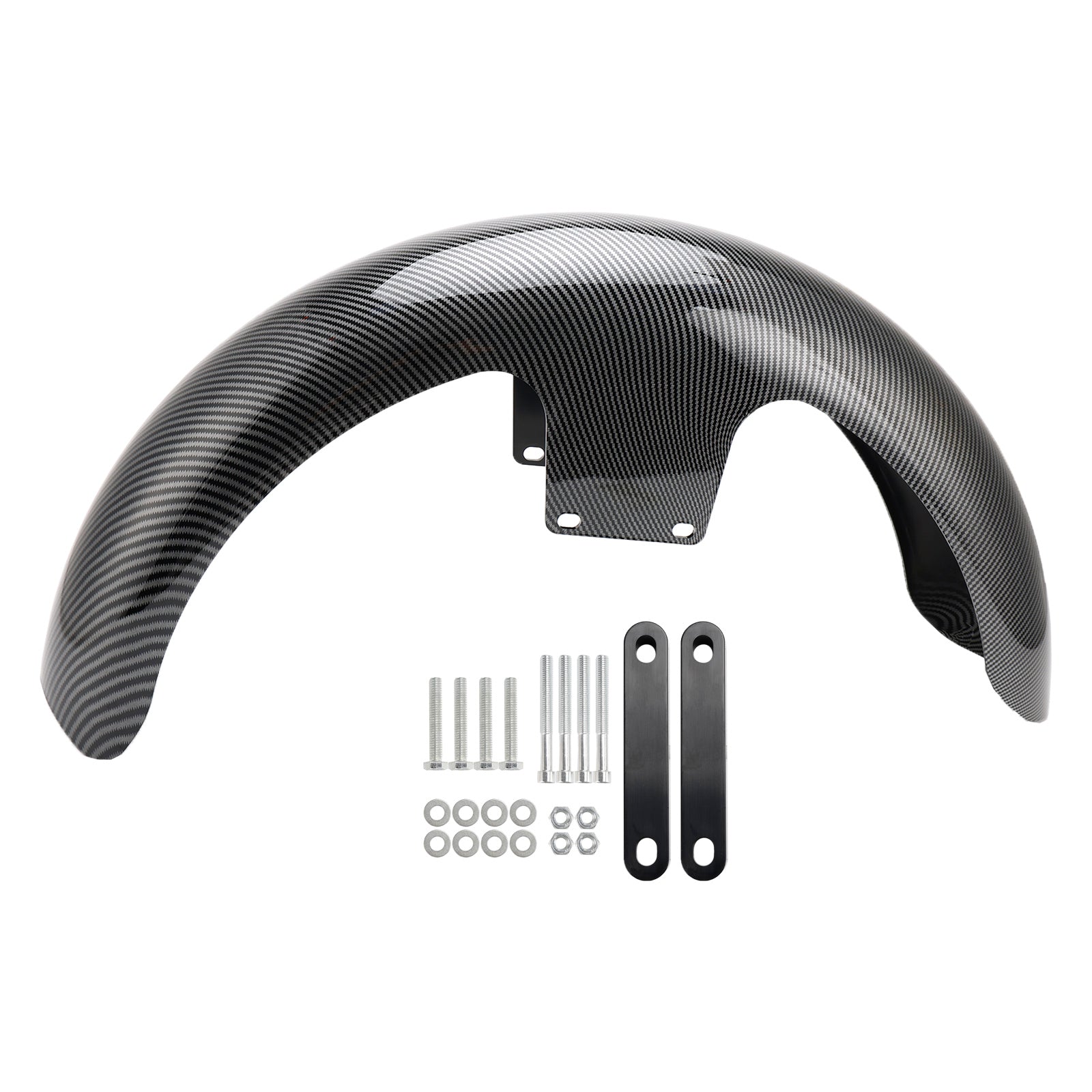 19" Front Fender Wrap ABS For Harley Touring Models Electra Street Road Glide FLHT FLHR Baggers
