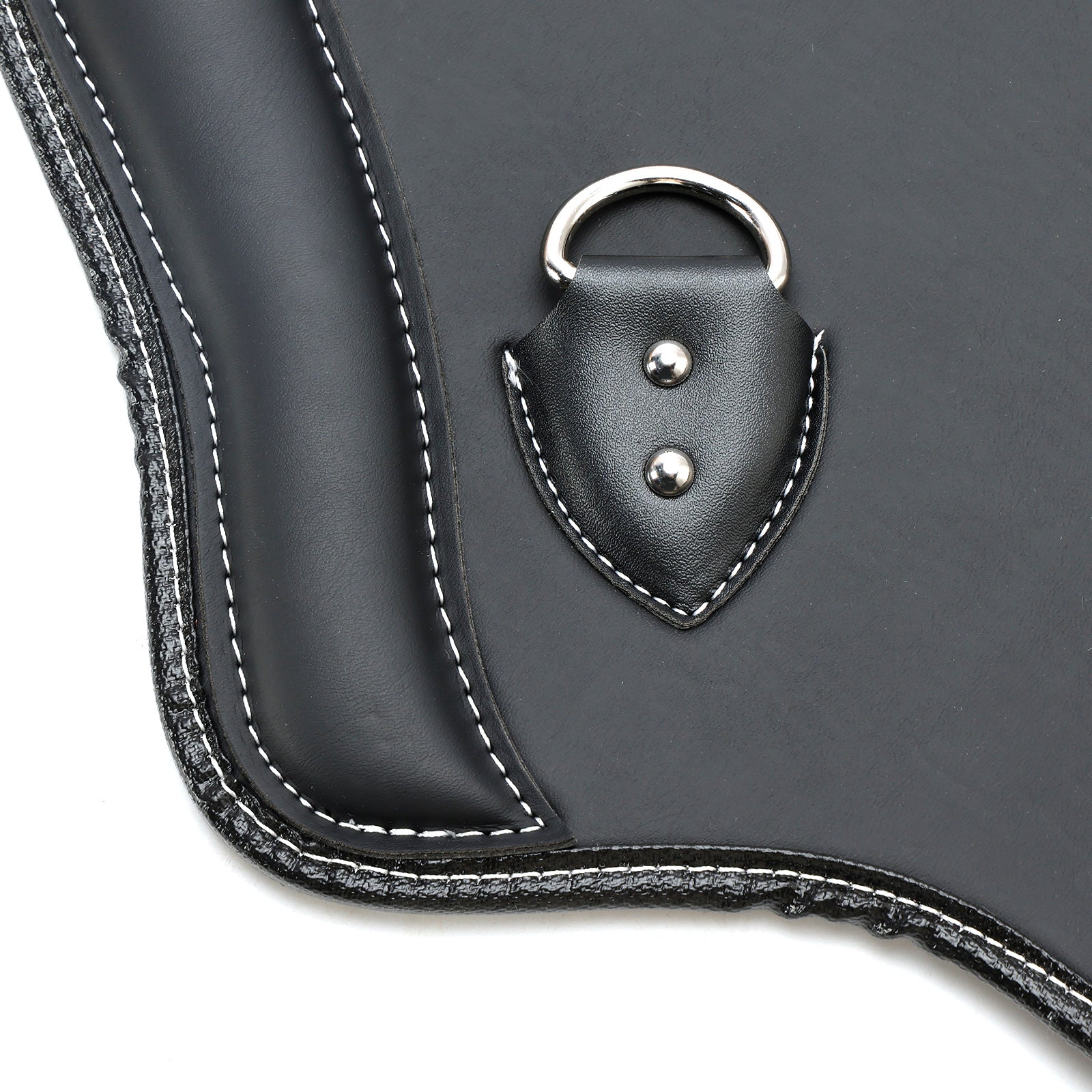 1985-2017 Harley Motorcycle CNC Heat Shield Saddle Guards Touring Softail Dyna Sportster Black Brown Pair