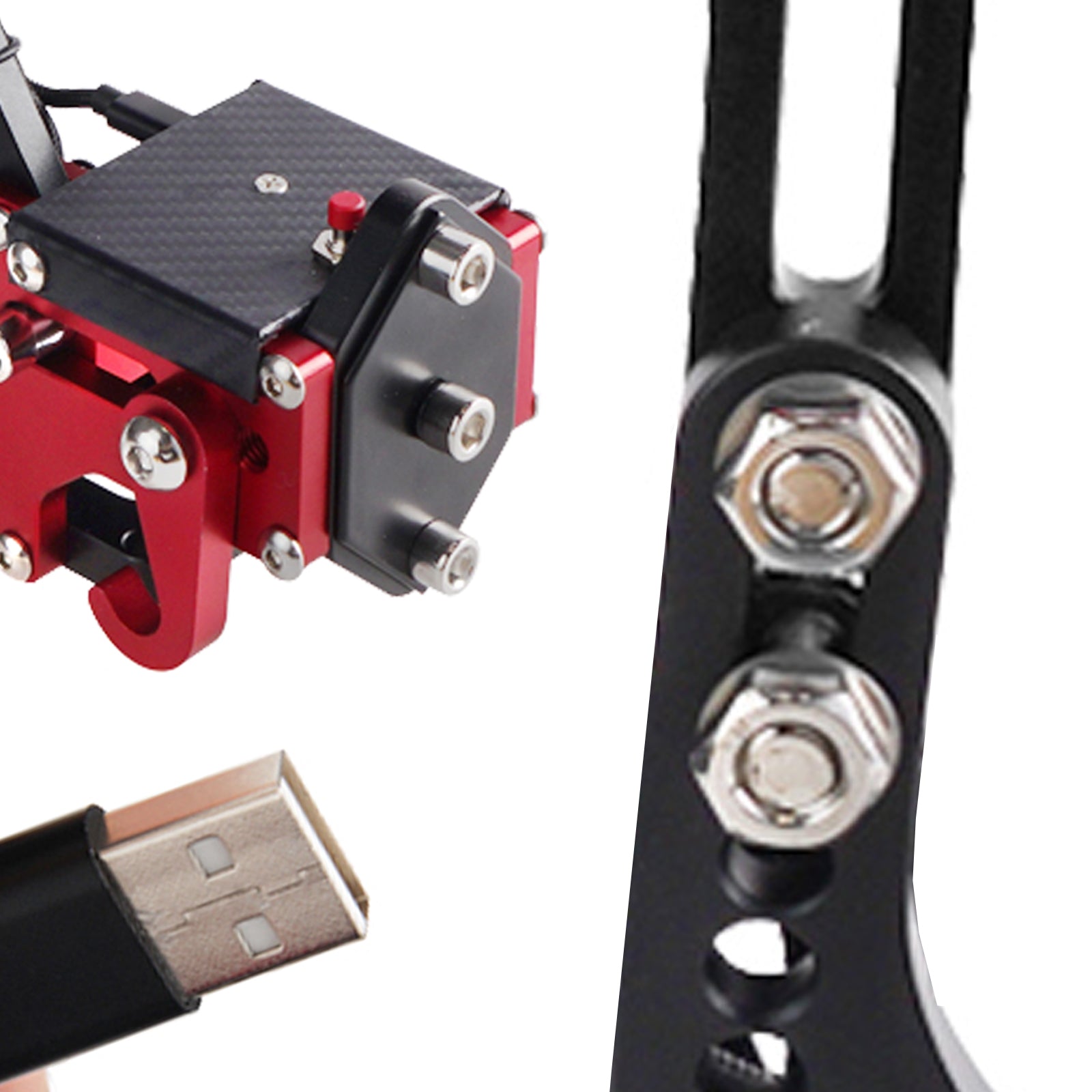 14-Bit G29 Handbrake Pedal Kit USB 3.0 Compatible PS4 PS5 Racing Simulation