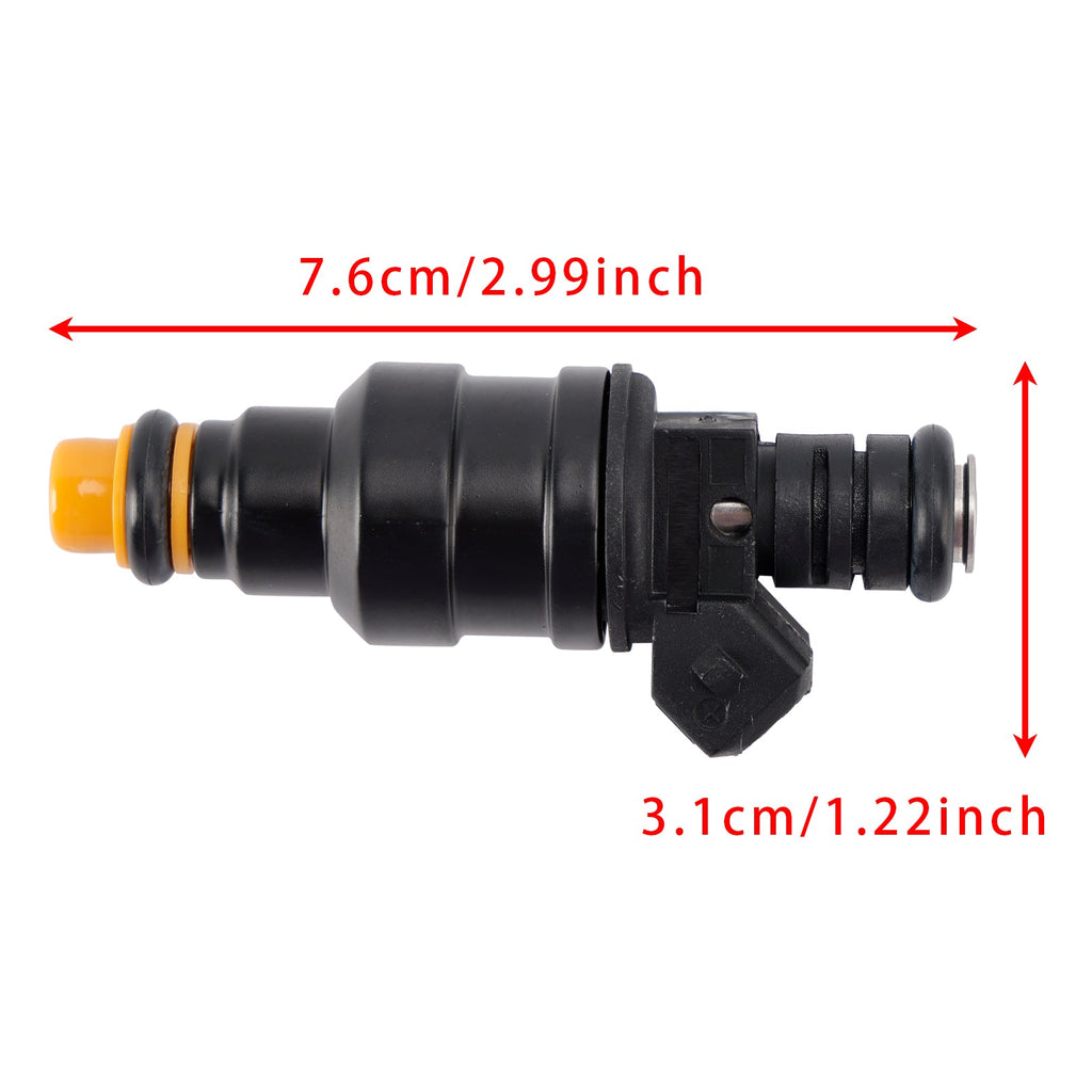 Volvo 240 740 745 940 Peugeot 405 1985-1995 2.3L 4-Pack Fuel Injector OEM 0280150734