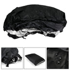 14 to 16 Foot V-Hull Fishing Boat Trailerable Cover Black Waterproof Heavy Duty