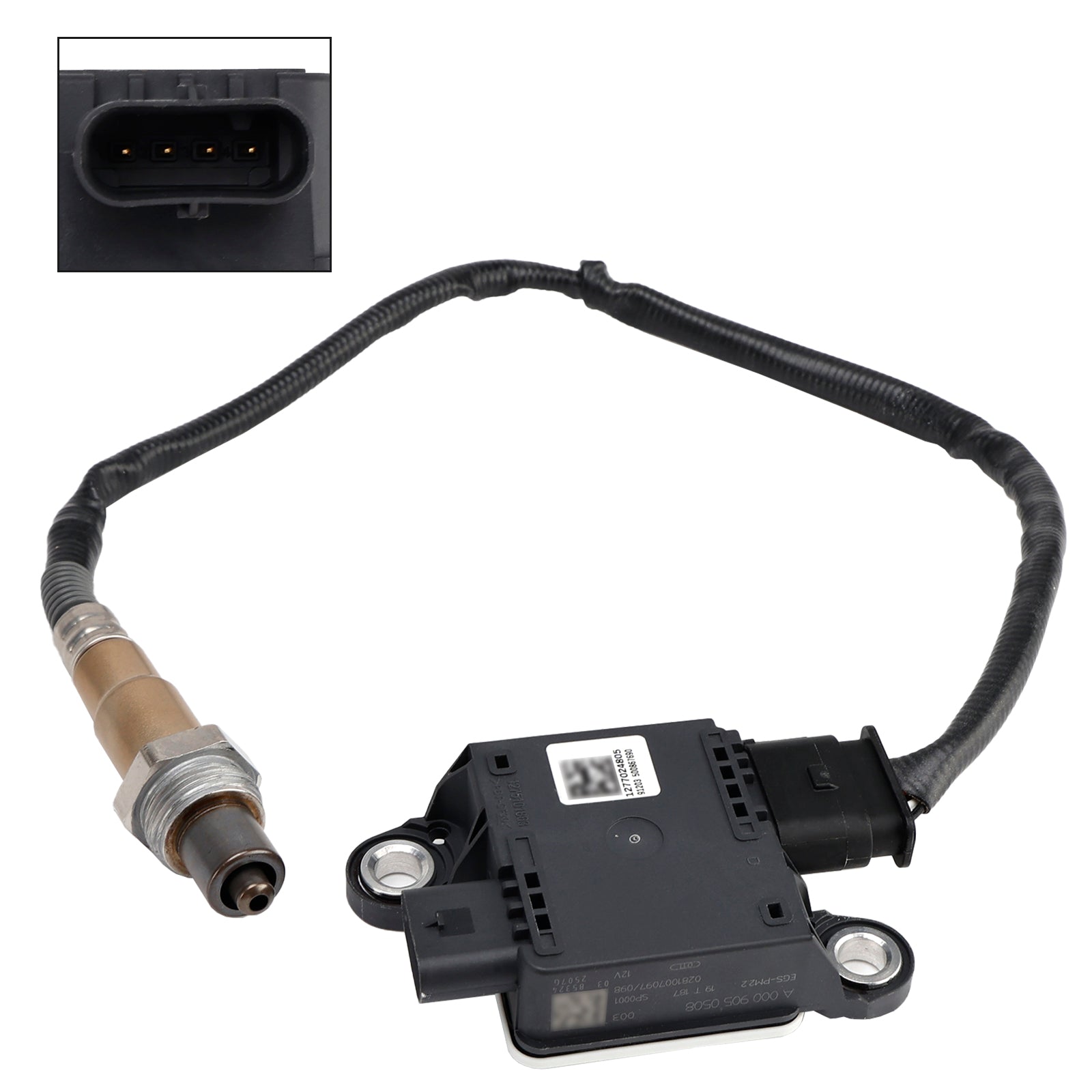 06/2018-12/2021 Mercedes-Benz Sprinter 4-t Platform/Chassis (B907, B910) 414 CDI (910.141, 910.143, 910.040) Platform/Chassis Diesel PM Particulate Matter Sensor A0009050508