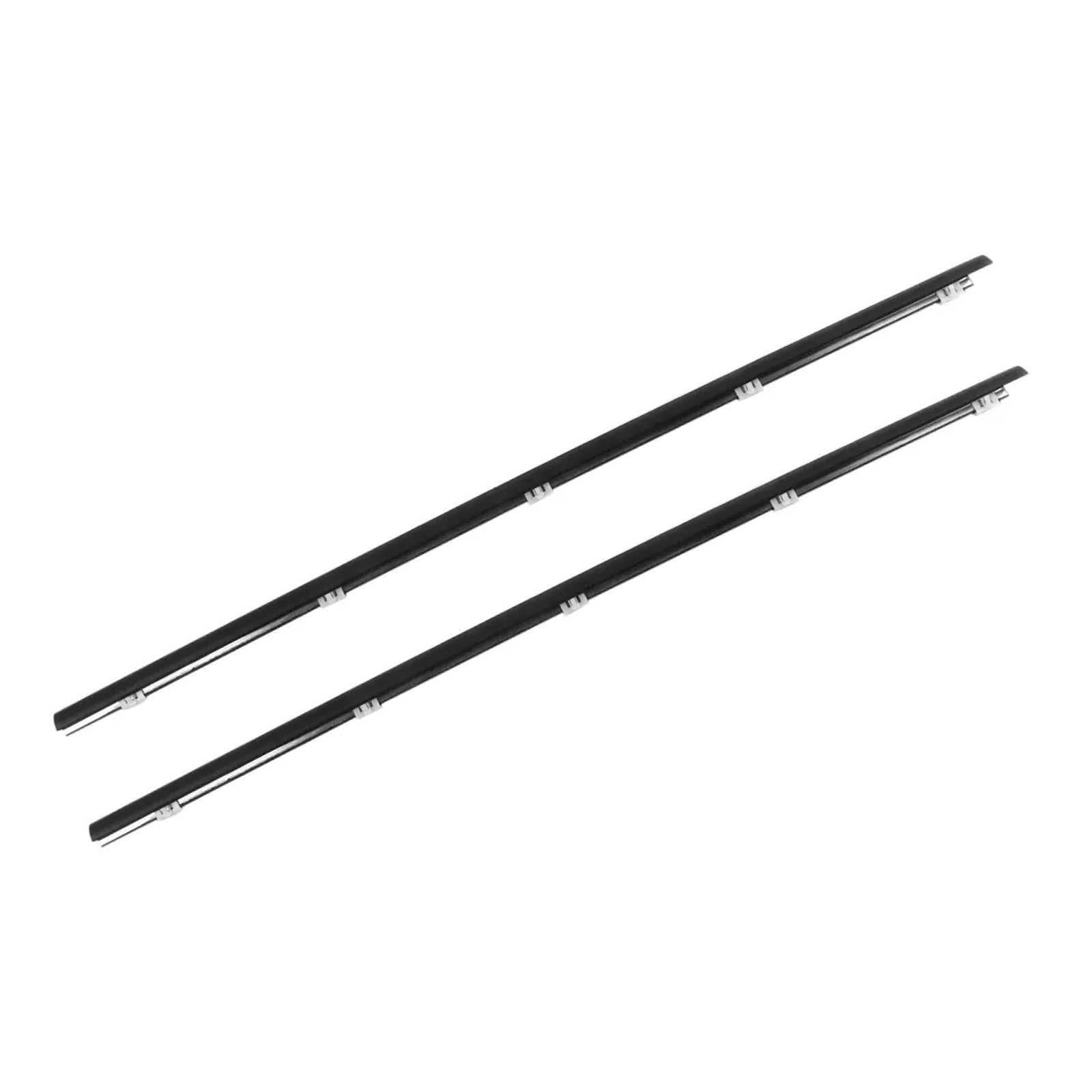1992-1995 Honda Civic EG4 EG6 Left Right Side Door Window Belt Molding Trim 3D 2-Piece Set