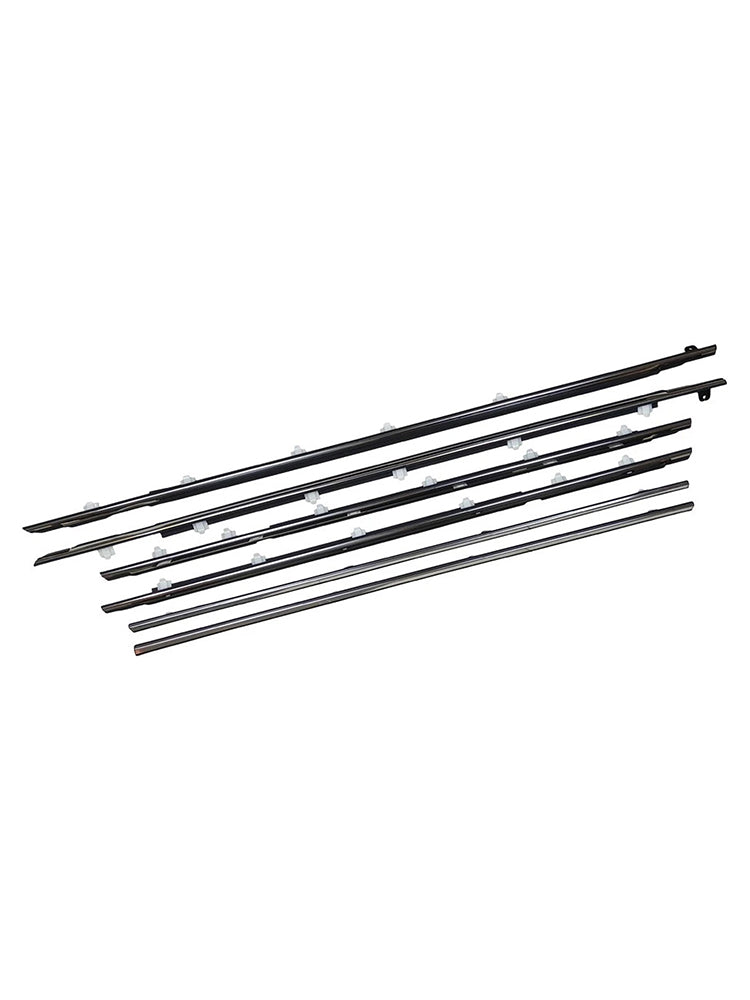 Door Belt Molding Trim for 1996-1998 Lexus LX450 FZJ80 6PC Set Part Numbers 75710-60011 75720-60011