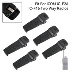 IC-F26 IC-F16 Two Way Radio Communicator with 1X/5X Belt Clip Walkie Talkie Attachment