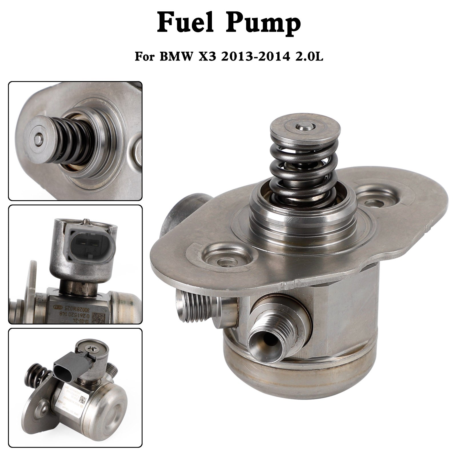 High Pressure Fuel Pump for BMW 328i 528i 2012 2013 2014 2015 2.0L L4 Engine 13517584461