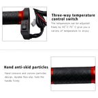 12V Motorcycle Heated Handlebar Grips 22Mm Alu Universal Warmer Gold Generic