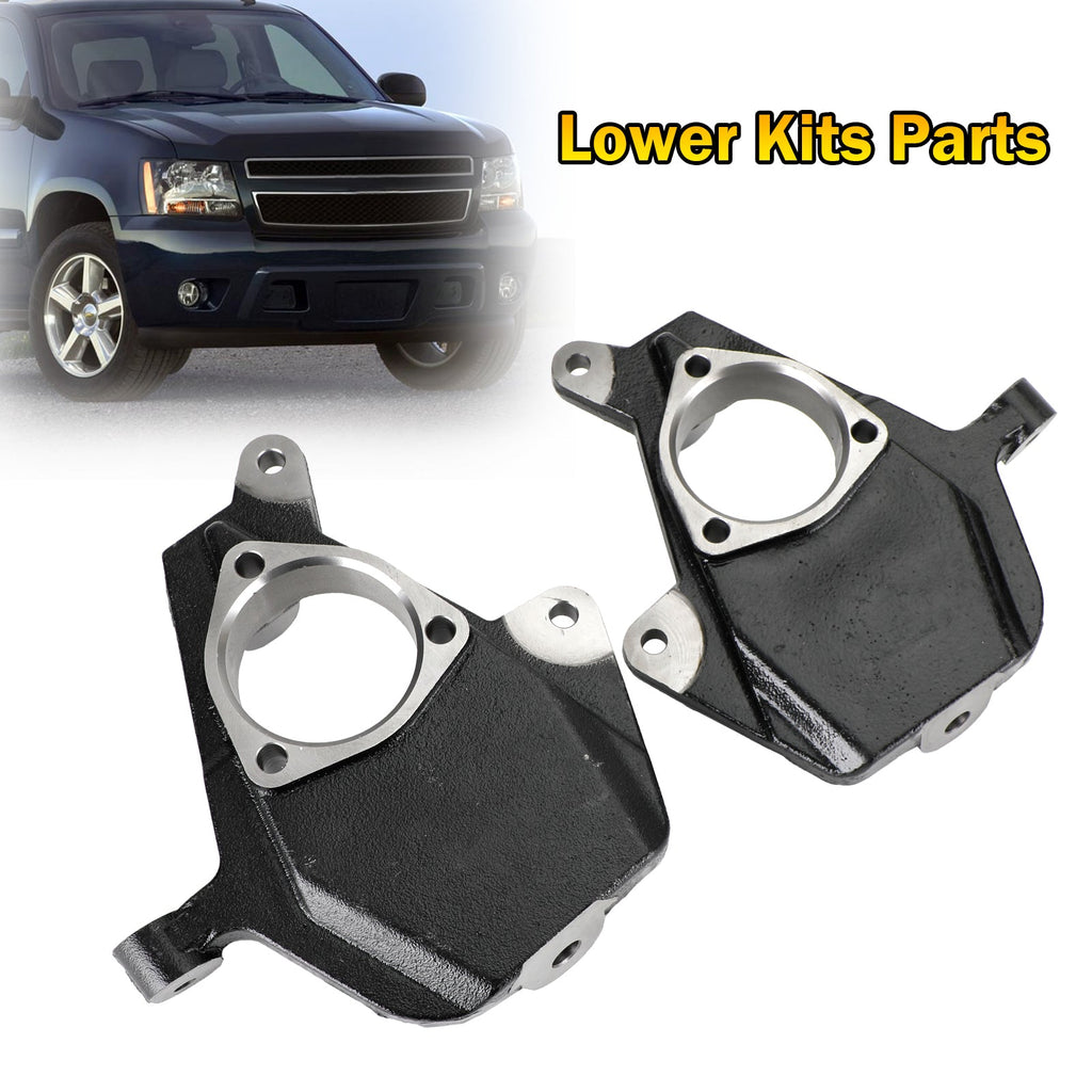 Lowering Spindles 2" Drop for Chevy Silverado GMC Sierra 1500 2WD 4WD 2007-2016