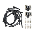 1996-1998 Mustang V8 4.6 Engine Ignition Coil 8 Spark Plug Wire Set Ford FD487 SP432