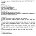 01.2010-03.2018 VW Touareg II 7P5, 7P6 204 - 379 PS Park Assist Camera 7P6980551C 7P6980551A