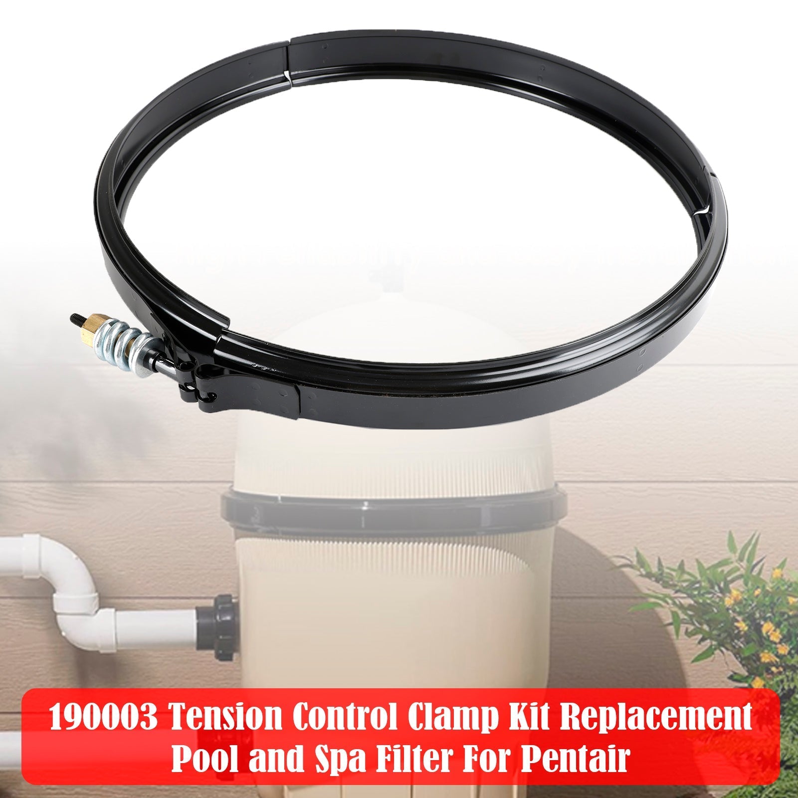 190003 Replacement Tension Clamp Kit for Pentair Pool and Spa Filters