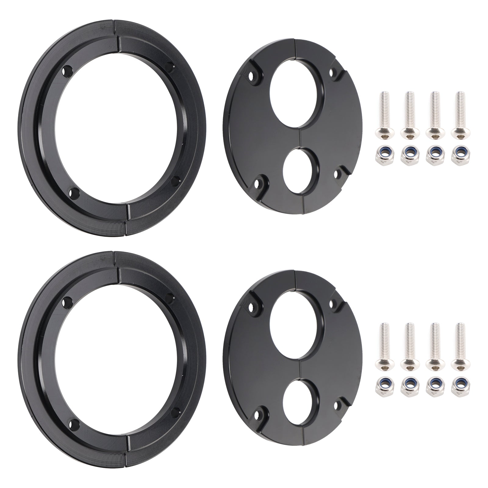Holley Terminator Firewall Passage Adapter 2 Pack - Grommet-Free Installation System