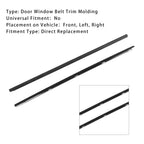 Honda Civic EG6 EG4 1992 1993 1994 1995 3D 2PC L&R Door Window Belt Molding