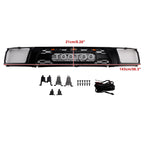 1992-1995 Toyota 4Runner With Led Matte Black Front Bumper Grill Grille