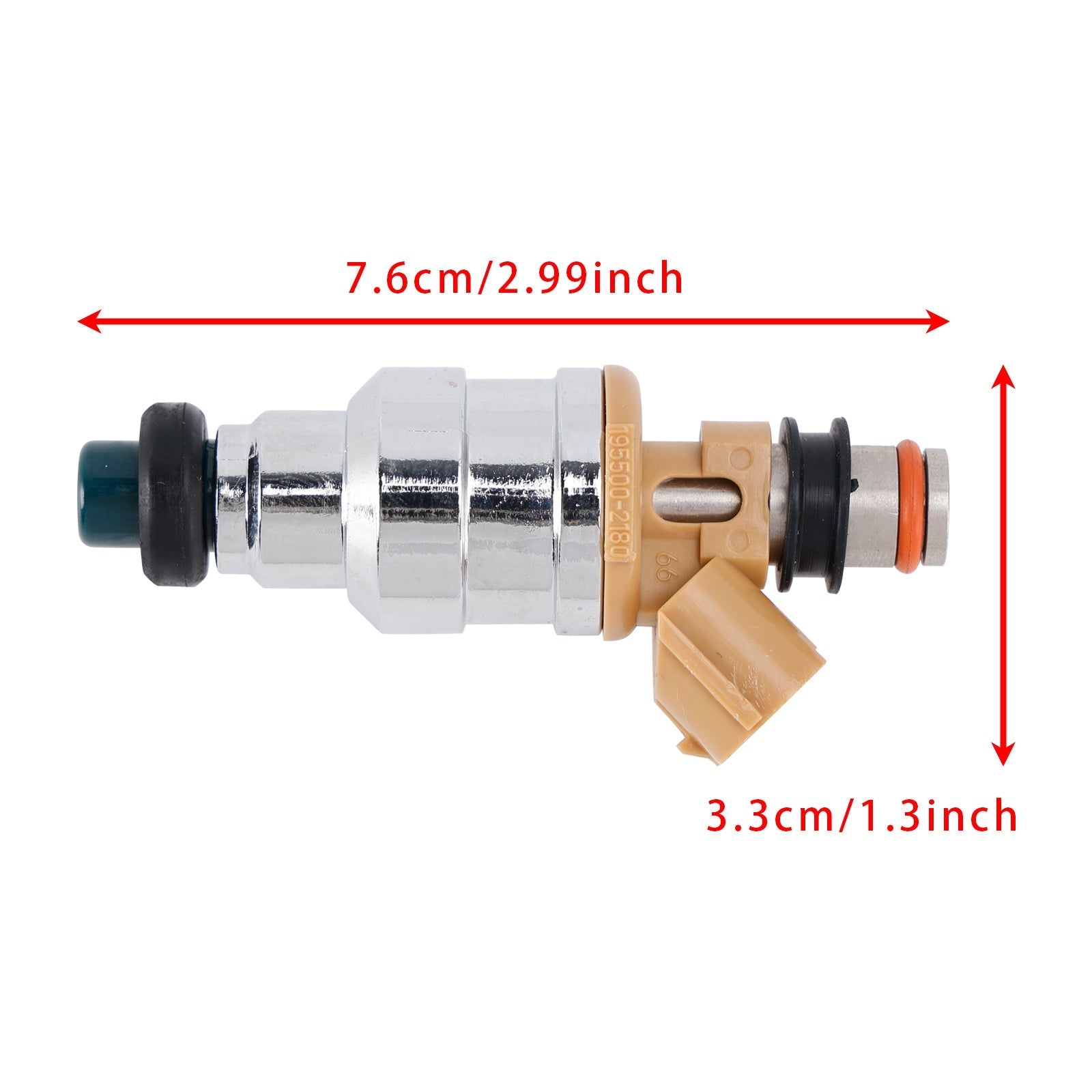 195500-1280 Fuel Injector Compatible with Ford Probe Mazda 626 MX-6 1.6L 2.2L