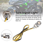 12V Universal Honda Motorcycle 8mm LED Turn Signal Light Indicator