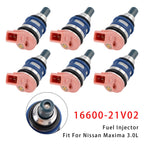 1988-1994 Nissan Maxima J30 Laurel 3.0 24V 6Pcs Fuel Injector 16600-21V02