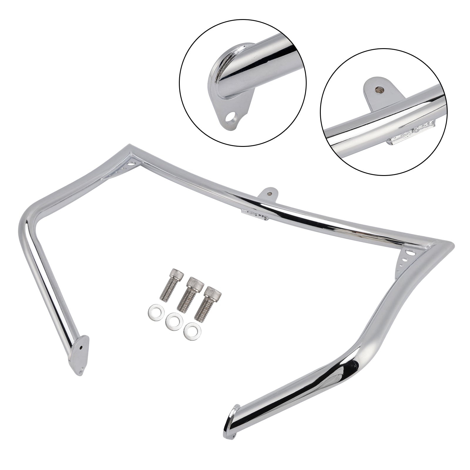 Chrome Engine Guard Bumper Protector Frame for 2001 CVO Road Glide Touring FLTRSEI2 Anti-Crash