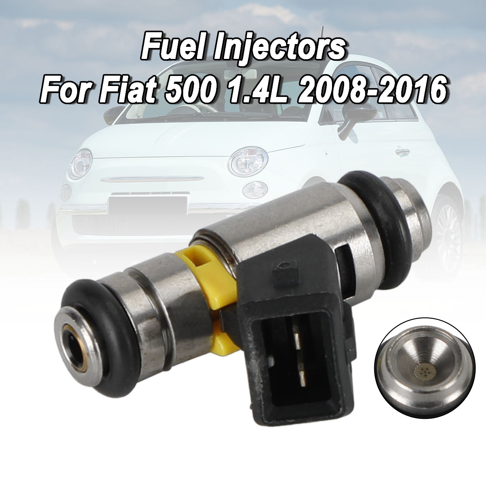 Fuel Injector IWP160 Compatible with Fiat Punto 500 Doblo Qubo and Ford KA Single Unit