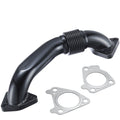 Passenger Side Exhaust Up-Pipe with Gaskets for 2001-2016 6.6L Duramax LB7 LLY LBZ LMM LML