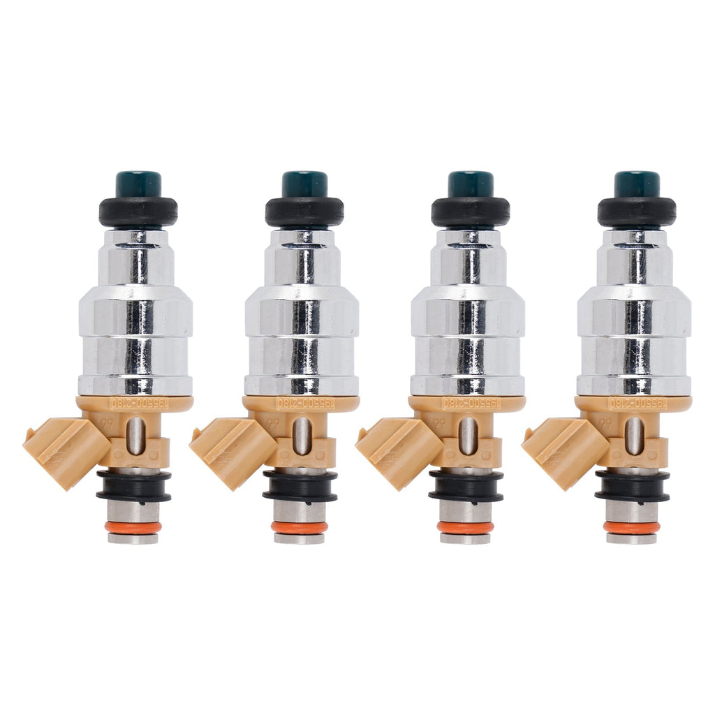 Fuel Injector Set 4-Piece E92Z9F593A for 1988-1989 Mazda 626 LX 4-Door Hatchback 2.2L