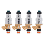 1988 1989 Mazda MX-6 DX LX 2.2L Coupe 4-Pack Fuel Injector Assembly 1955001280