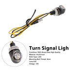 12V Universal Honda Motorcycle 8mm LED Turn Signal Light Indicator