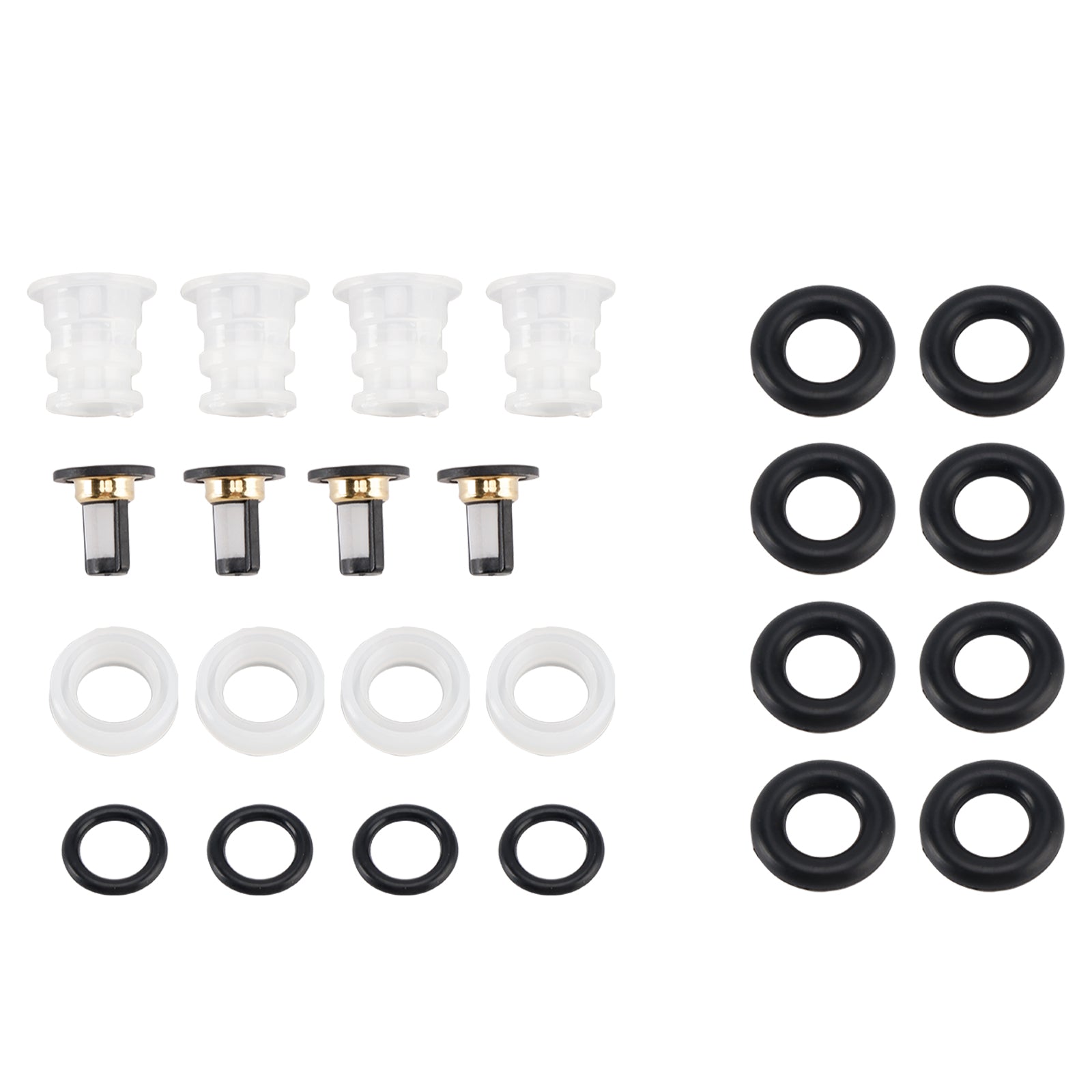 2002-2004 Acura RSX L4 2.0L Four Piece Fuel Injector Service Kit 16450-PNE-G01