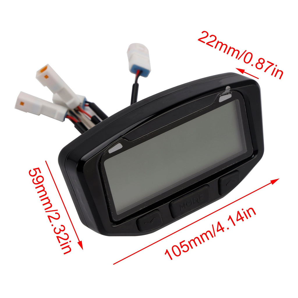 2001-2005 Raptor 660 Digital LCD Gauge Pod Speedometer Odometer Tachometer Instrument