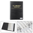 0201 0402 0603 0805 1206 170-Value 1% SMD Resistor and Capacitor Sample Assortment Book