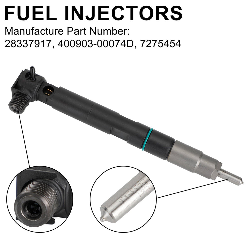 OEM Fuel Injector 28337917 Compatible with Bobcat Doosan D24 D18 Diesel Engine 400903-00074D