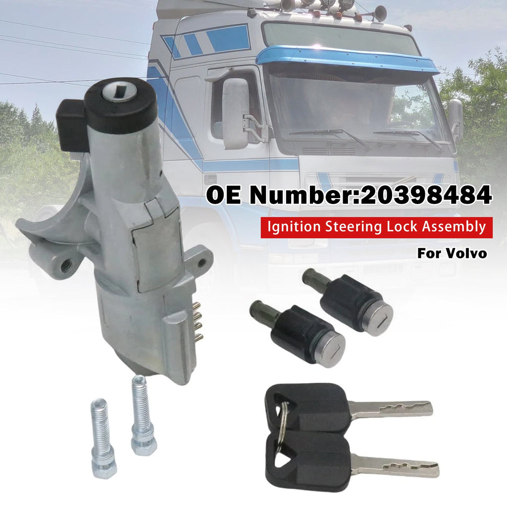FM9 Volvo Steering Lock Ignition Assembly 20398484 1095710 8159907 2001 2002 2003 2004 2005