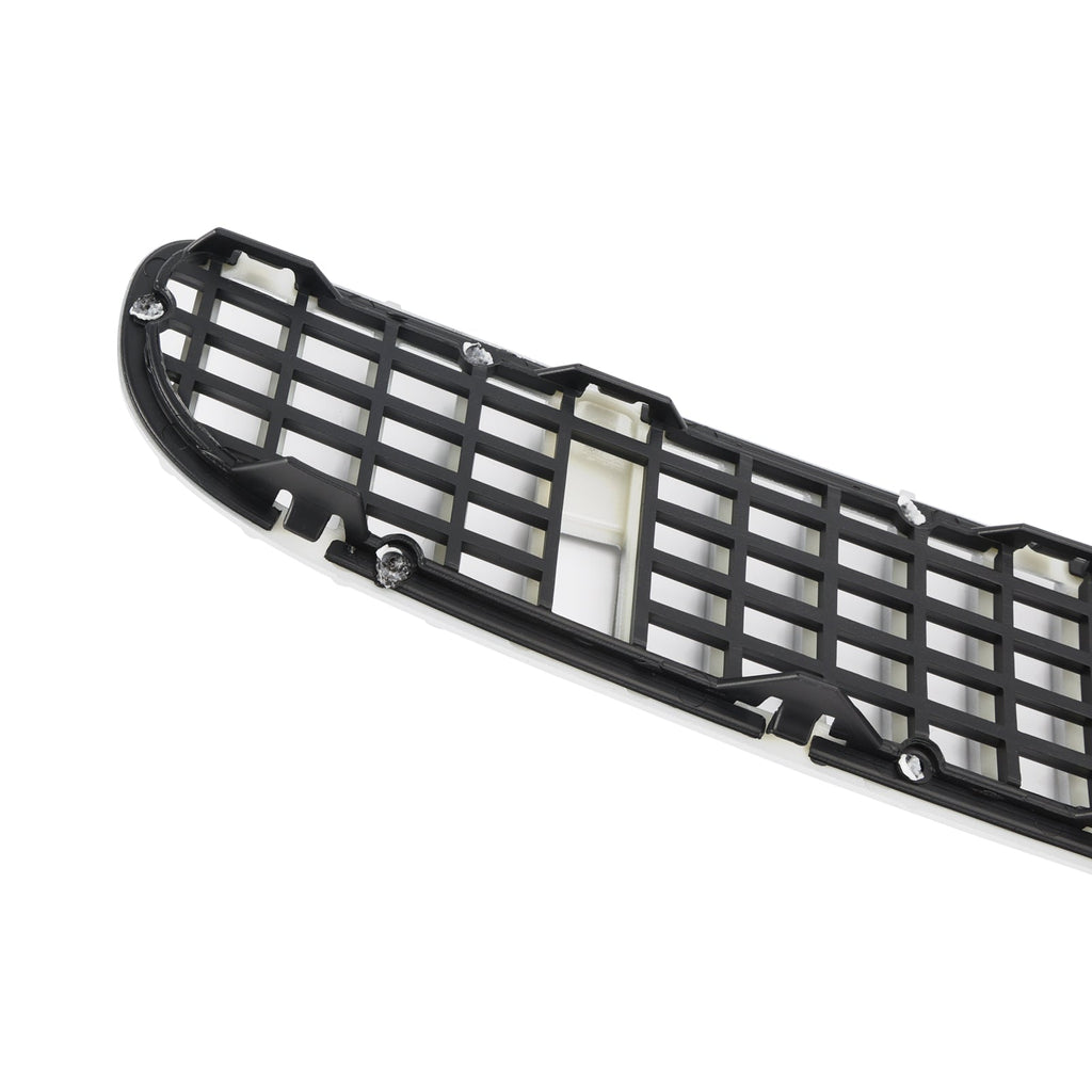 Front Upper Hood Vent Grill Silver for 2002-2005 BMW E46 51137075324