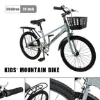 Teen Boys and Girls 20 Inch Kids Bike with Basket