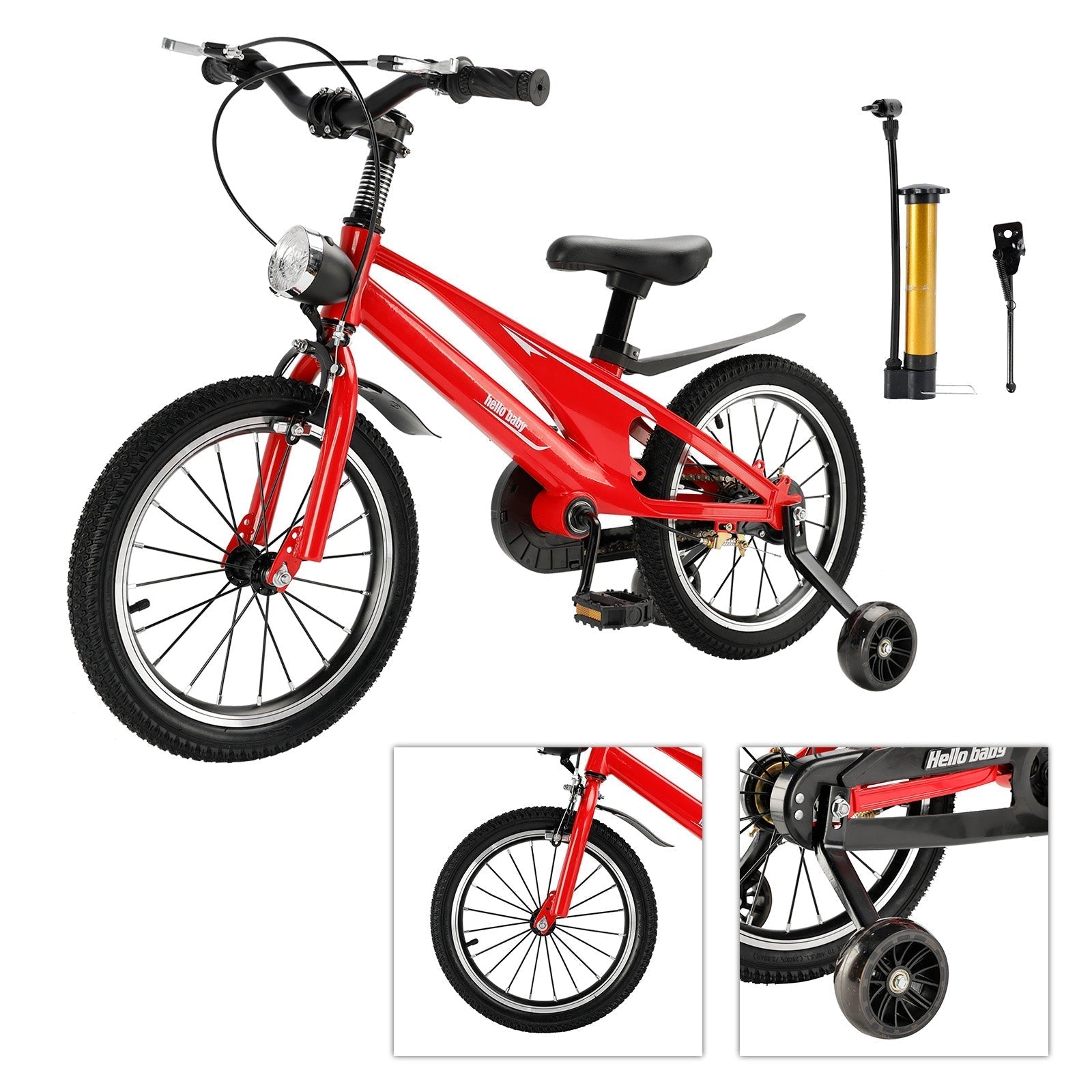 16" Child's Lightweight Magnesium Alloy Bike for Kids