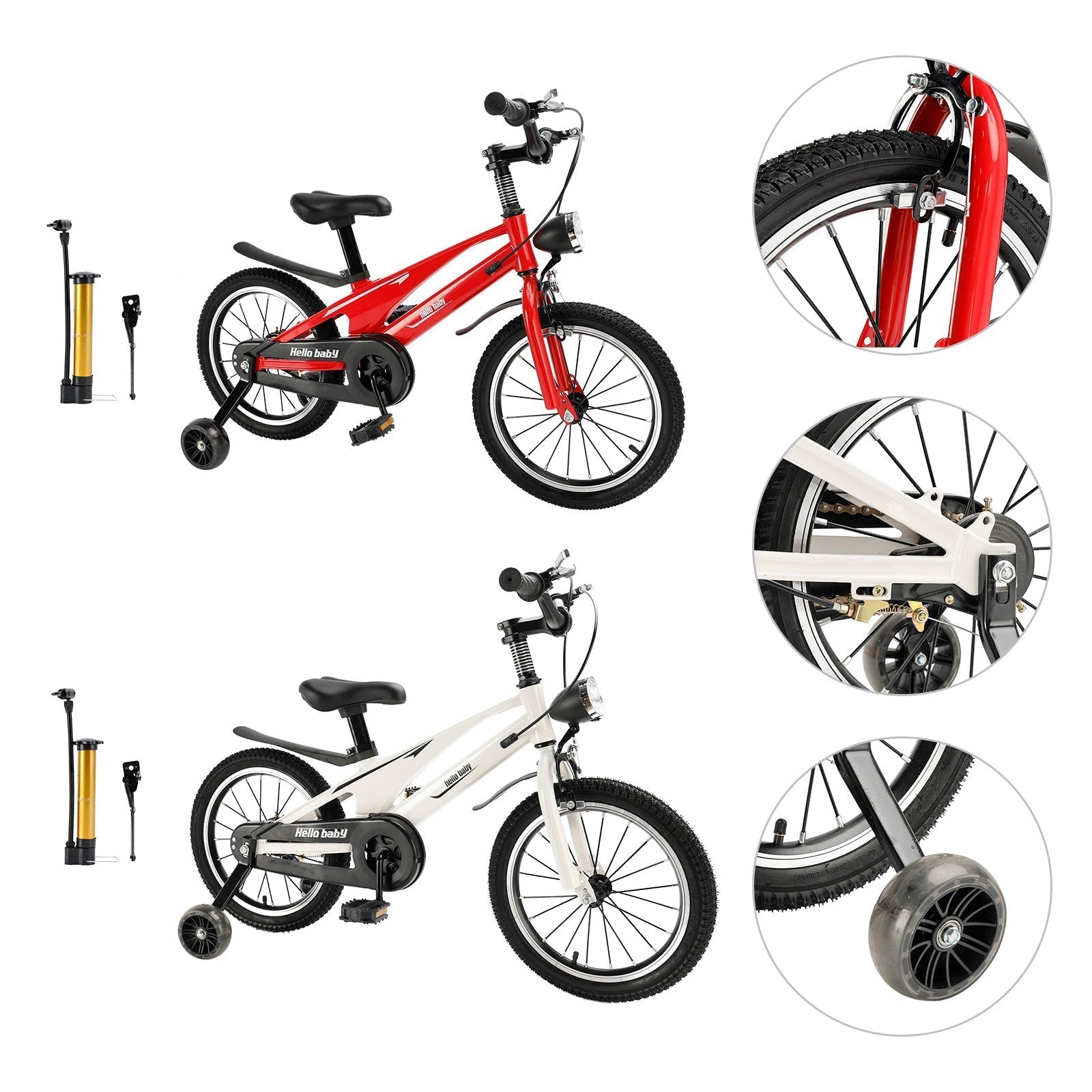 16 Inch Child's Bike Lightweight Magnesium Alloy Frame