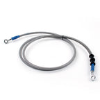 165cm/65 M10 Brake Oil Hose Line Banjo Fitting Stainless Steel End Generic