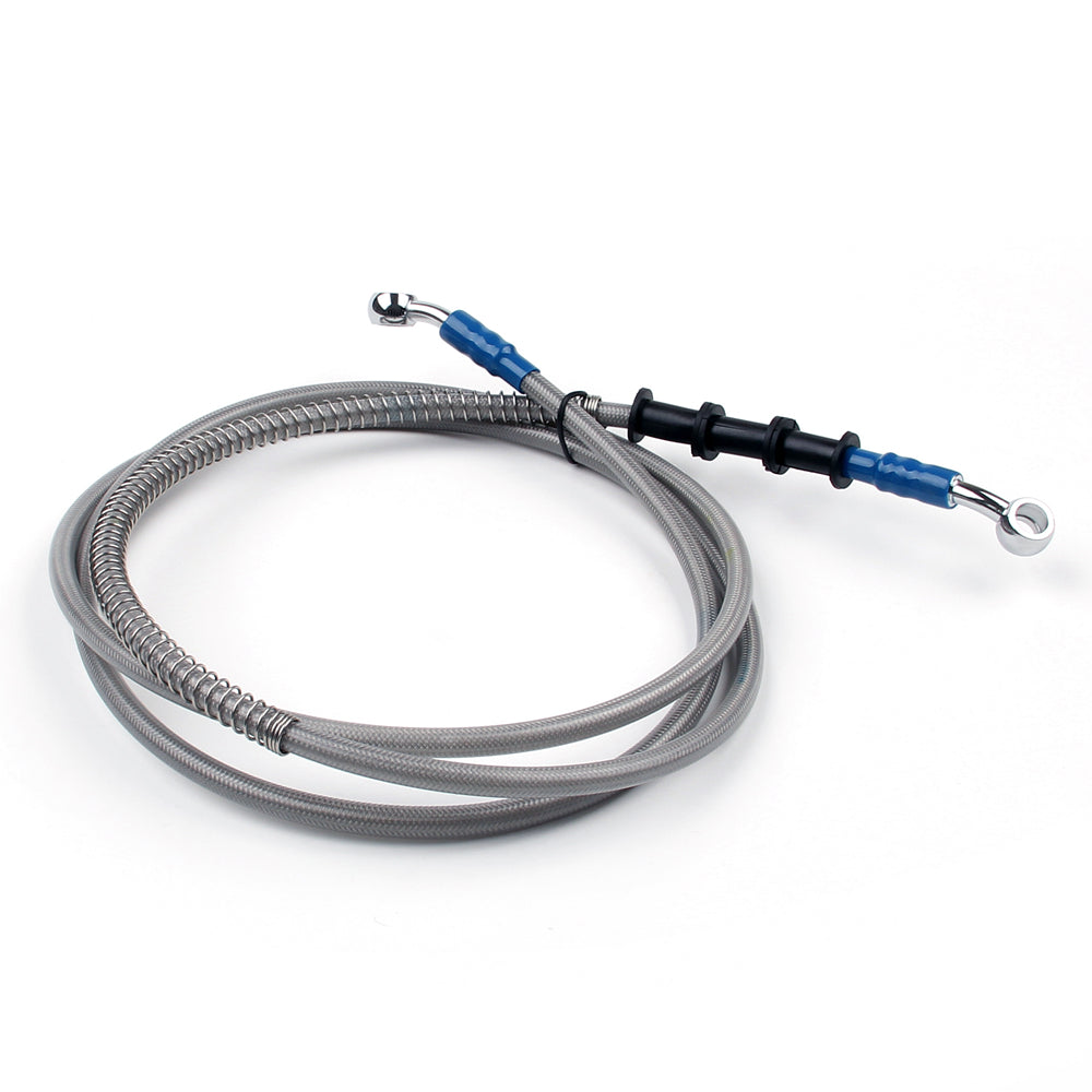 190cm/75 M10 Brake Oil Hose Line Banjo Fitting Stainless Steel End Generic