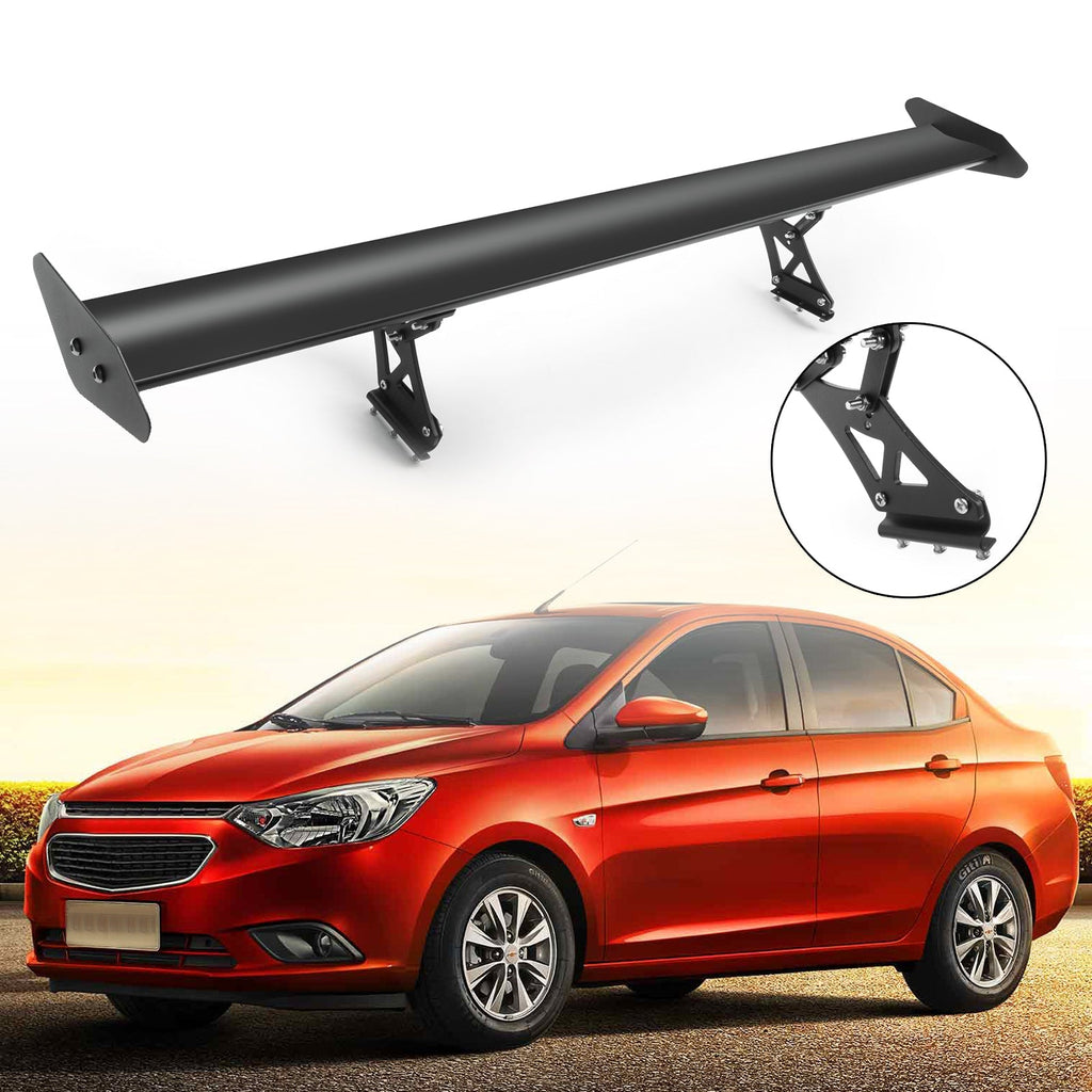 135cm Universal Hatch Adjustable Aluminum GT Rear Trunk Racing Spoiler Wing Generic