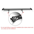 135cm Aluminum Adjustable Racing GT Hatch Rear Wing Spoiler Universal