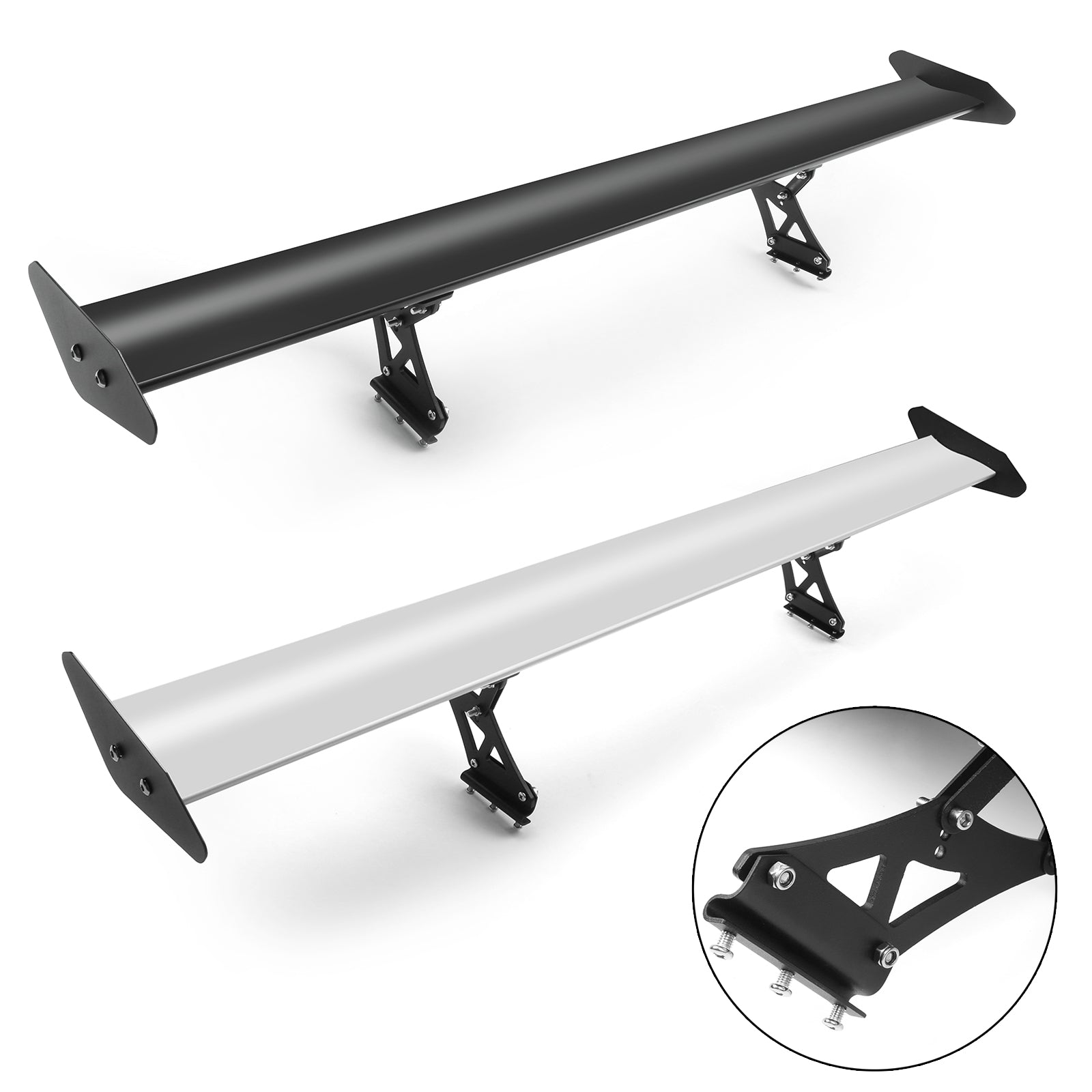 135cm Aluminum Adjustable Racing GT Hatch Rear Wing Spoiler Universal