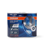 H9 65W OSRAM Cool Blue Hyper+ Plus Halogen Headlight Bulb 5000K White 2 Pack
