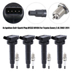 Toyota RAV4 2001 2002 2003 Ignition Coil and Spark Plug Set UF333 UF494 2.0L 4-Cylinder