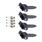 Toyota RAV4 2001 2002 2003 Ignition Coil and Spark Plug Set UF333 UF494 2.0L 4-Cylinder