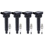 2001-2003 RAV4 2.0L 4-Cylinder Ignition Coils with Spark Plugs UF333 UF494